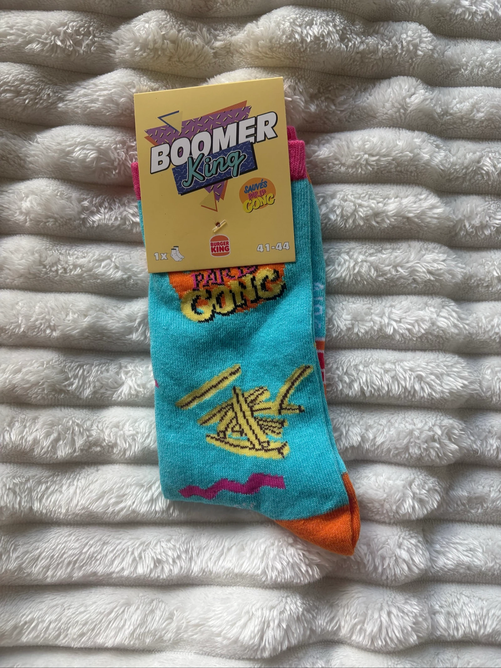 Set van 3 paar grappige Burger King en Quick sokken – photo 4